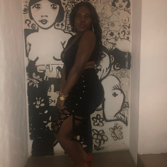 Studded bandage dress - Picture 4 of 5